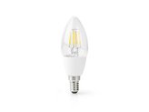 Chytrá WiFi žárovka LED E14  5W bílá teplá NEDIS WIFILF10WTC37 SMARTLIFE