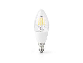 Chytrá WiFi žárovka LED E14  5W bílá teplá NEDIS WIFILF10WTC37 SMARTLIFE