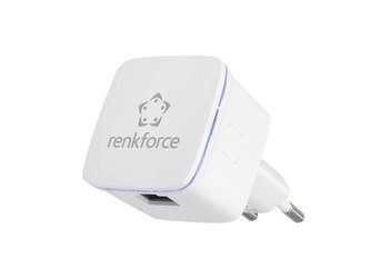 Wi-Fi repeater Renkforce RF-WR-N300MINI, 300 Mbit/s, 2.4 GHz