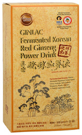 GINLAC Fermented Red Ginseng Power Drink MILD - ženšenový nápoj 5 x 40 ml