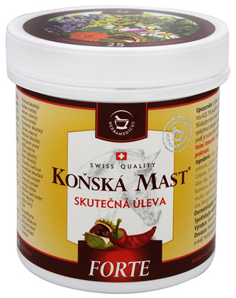 Herbamedicus Koňská mast Forte hřejivá 250 ml