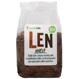 Country Life BIO Hnědý len 300 g