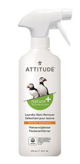 ATTITUDE Nature+ Odstraňovač skvrn ATTITUDE s vůní citronové kůry s rozprašovačem 475 ml