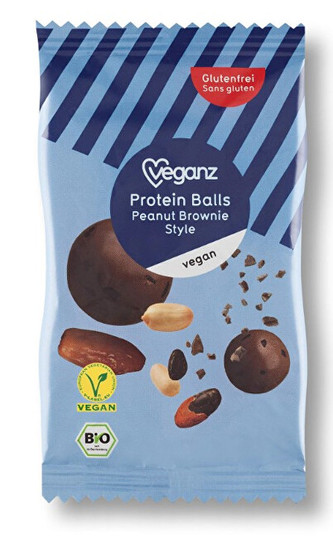 Veganz Proteinové kuličky mandlové, Bio 50 g
