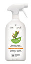 ATTITUDE Nature+ Čistič na koupelny ATTITUDE s vůní citronové kůry s rozprašovačem 800 ml