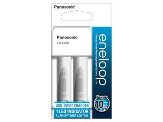Nabíječka baterií PANASONIC ENELOOP KJ80MCC20USB 2xAA