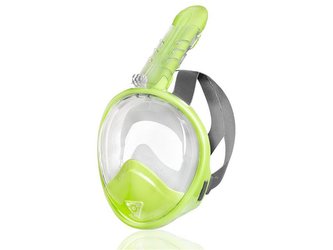 Maska dětská SPOKEY ZUMI JR celoobličejová limetková