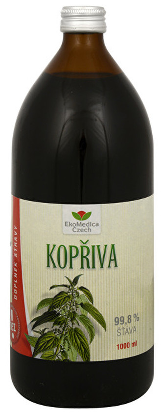 EkoMedica Czech Kopřiva - výtažek z kopřivy dvoudomé 1000 ml