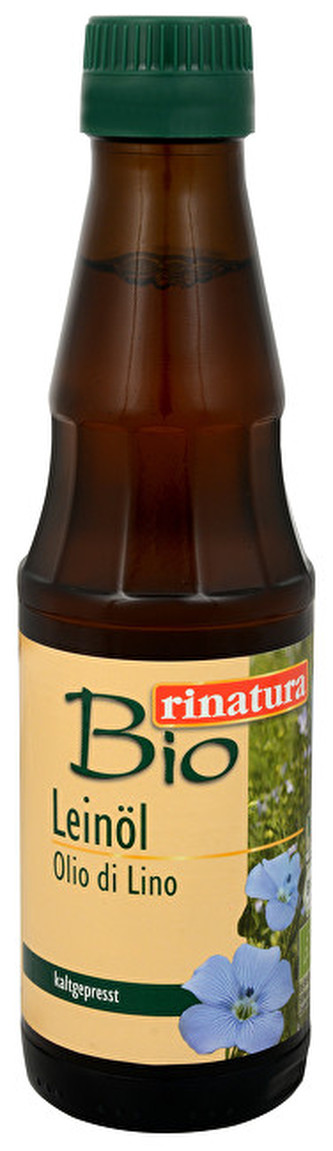Rinatura Lněný olej 250 ml BIO - za studena lisovaný
