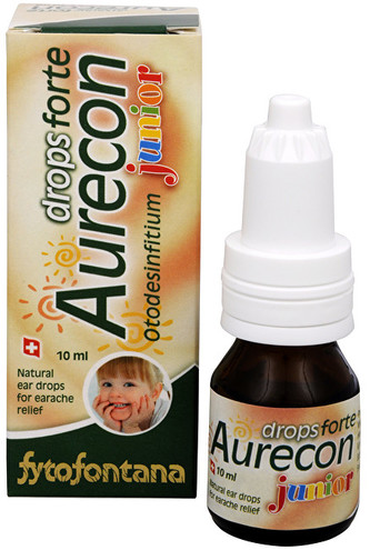 Herb Pharma Aurecon ušní kapky Junior Forte 10 ml