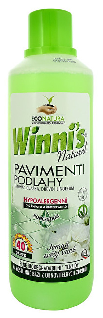 Winni´s Pavimenti čistiaci prostriedok na podlahy a ostatné umývateľné povrchy 1000 ml