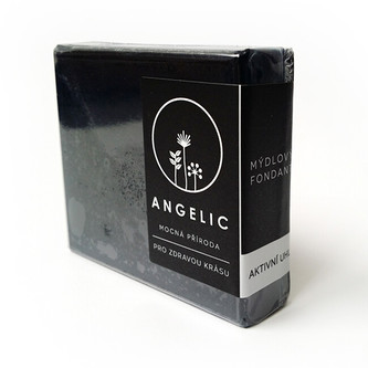 Angelic Angelic Mýdlový fondant Aktivní uhlí 105 g