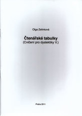 Čtenářské tabulky - Cvičení pro dyslektiky V. Dys