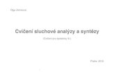 Cvičení sluchové analýzy a syntézy - Cvičení pro dyslektiky III. Dys