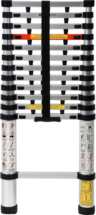 Žebřík hliníkový VOREL TO-17702 teleskopický