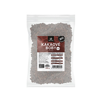 Allnature RAW BIO Drcené kakaové boby 200 g