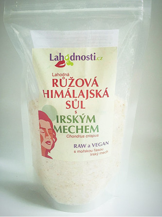 Lahodnosti Růžová himalájská sůl s irským mechem 400 g