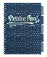 Pukka Pad Projektový blok Glee A4, papír 80g, 100 listů, tmavě modrý