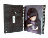 Santoro London Kroužkový zápisník - Ruby