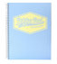 Pukka Pad Spirálový blok Pastel A4, papír 80g, 100 listů, světle modrý