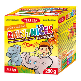 Terezia Company Rakytníček multivitamínovej želatinky s rakytníkom Džungľa 70 ks