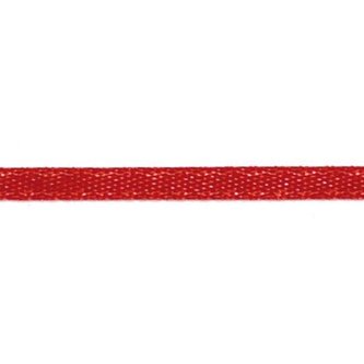Saténová stuha červená 3 mm x 10 m
