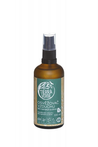 Tierra Verde Osvěžovač vzduchu – BIO rozmarýn a citron 100 ml