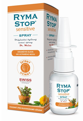 Simply You RymaSTOP SENSITIVE Dr. Weiss-bylinný nosní spray 30 ml