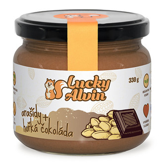 Lucky Alvin Arašídy + hořká čokoláda 330 g