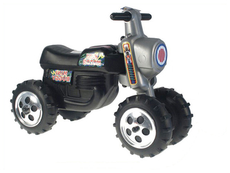 Odrážedlo Cross černé max.50kg 18m+