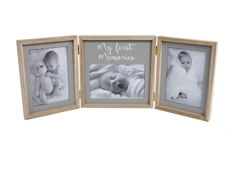 Fotorámeček dřevěný 3komory 50x20x1,5cm