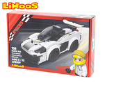 LiNooS stavebnice 158ks auto sportovní na volný chod v krabičce
