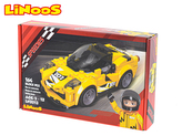 LiNooS stavebnice 164ks auto sportovní na volný chod v krabičce