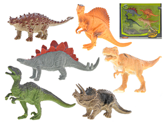 Dinosaurus 14-17cm 6ks v krabičke