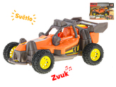 Formule terénní 12cm zpětný chod na baterie se světlem a zvukem v krabičce