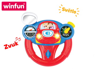 Volant 19cm na baterie se světlem a zvukem 6m+ v krabičce