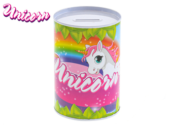 Pokladnička jednorožec 8x12cm kov v sáčku