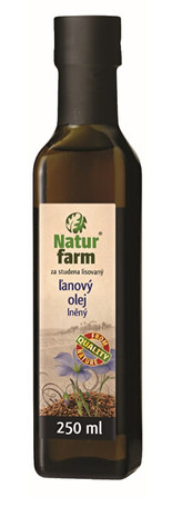 Natur farm Ľanový olej 0,25 l
