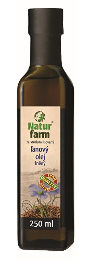 Natur farm Ľanový olej 0,25 l