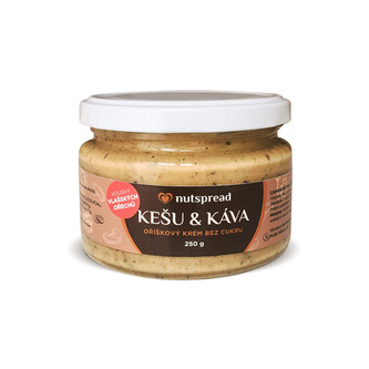 Nutspread Kešu máslo s kávou Nutspread 250 g