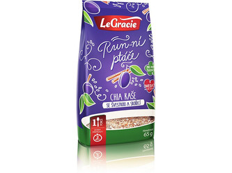 LeGracie Chia kaše - švestka a skořice 65g