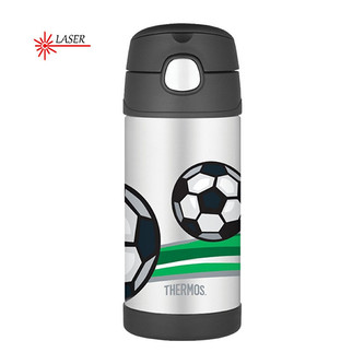 Thermos FUNtainer Detská termoska so slamkou - futbal 355 ml