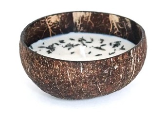 Tropikalia Svíčka v kokosu - vůně levandule