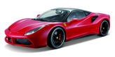 Bburago 1:18 Ferrari Signature séria 488 GTB Red