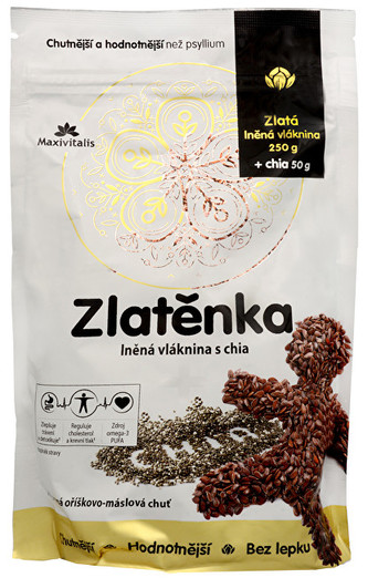 Simply You Zlatěnka lněná vláknina s chia 300 g