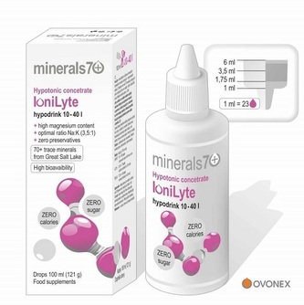 OVONEX sro IoniLyte hypotonický iontový nápoj 100 ml