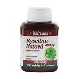 MedPharma Kyselina listová 400 µg 100 tbl. + 7 tbl. ZDARMA