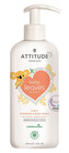 ATTITUDE Dětské tělové mýdlo a šampon (2 v 1) ATTITUDE Baby leaves s vůní hruškové šťávy 473 ml