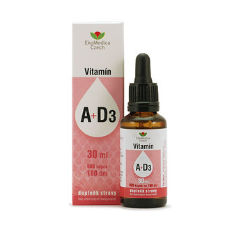 EkoMedica Czech vitamíny A + D3 v kapkách 30 ml
