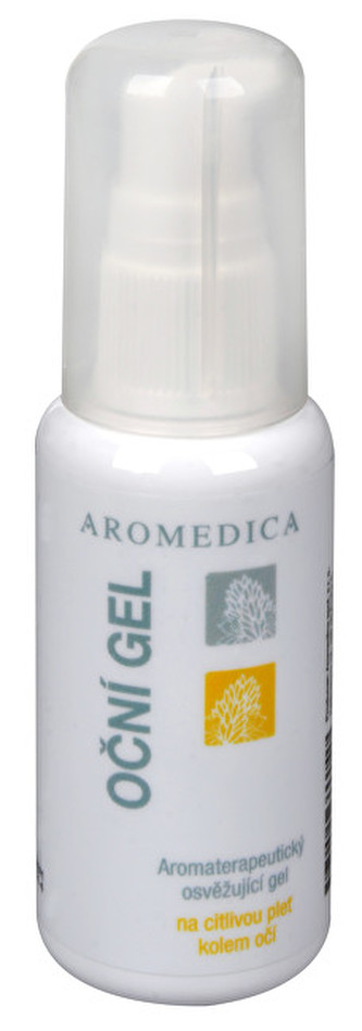 Aromedica Oční gel - aromaterapeutický osvěžující gel na citlivou pleť kolem očí 50 ml